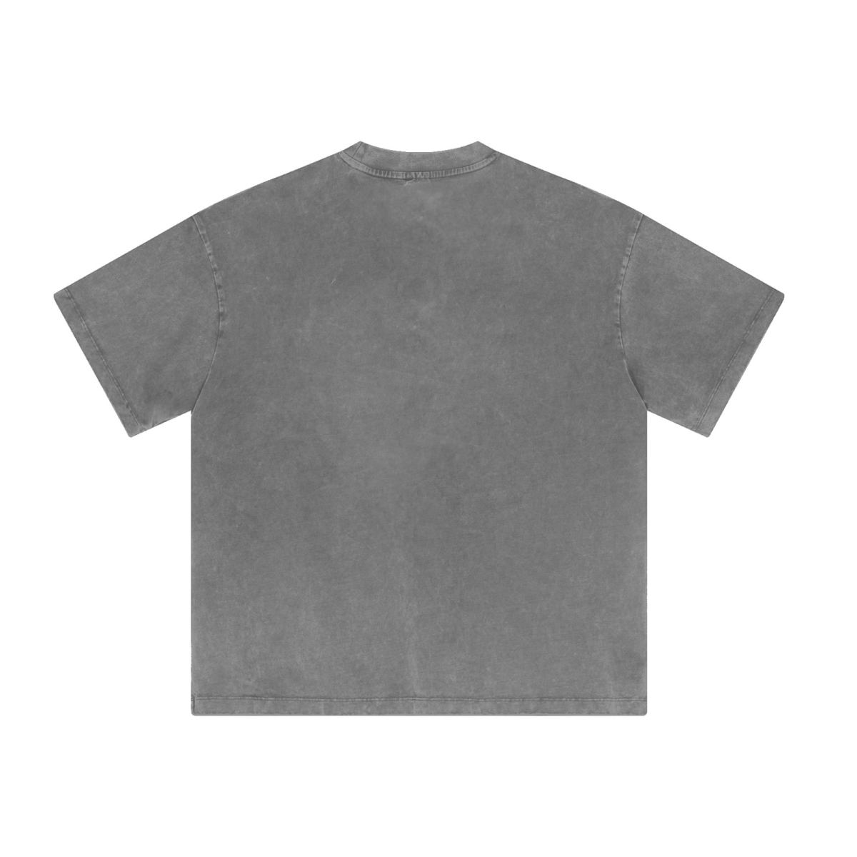 315GSM Unisex Casual Tight-Neck T-Shirt Light Gray