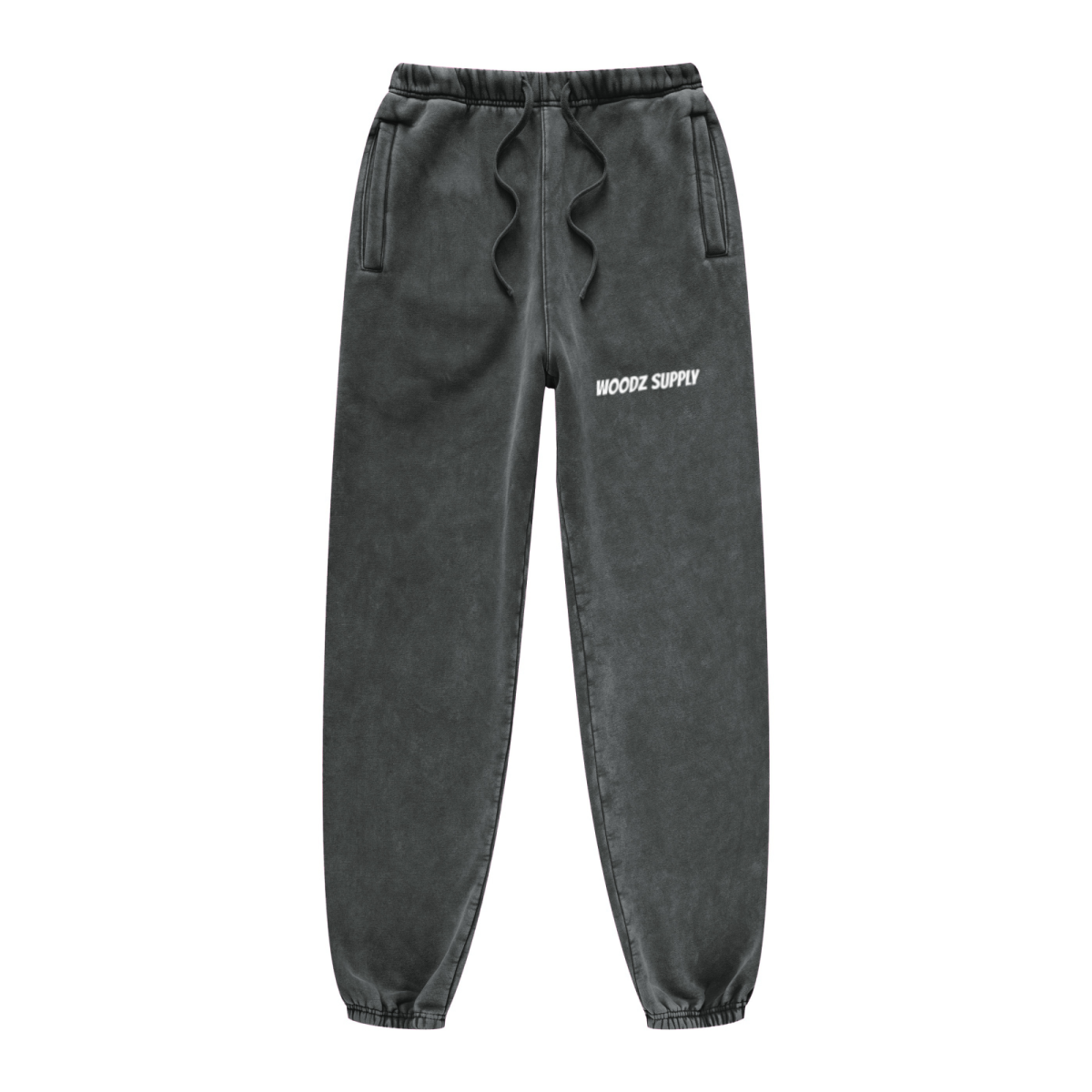 440GSM Unisex Relaxed Fit Loopback Terry Jogger Pants Dark Grey