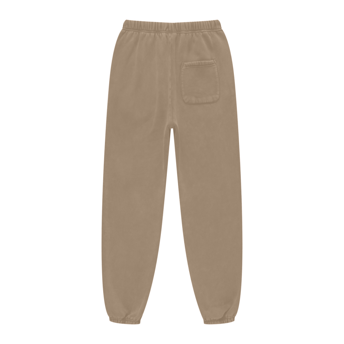 440GSM Unisex Relaxed Fit Loopback Terry Jogger Pants Khaki