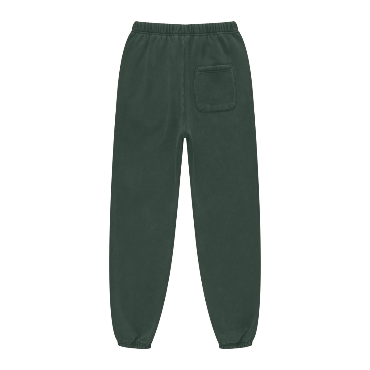 440GSM Unisex Relaxed Fit Loopback Terry Jogger Pants Emerald Green