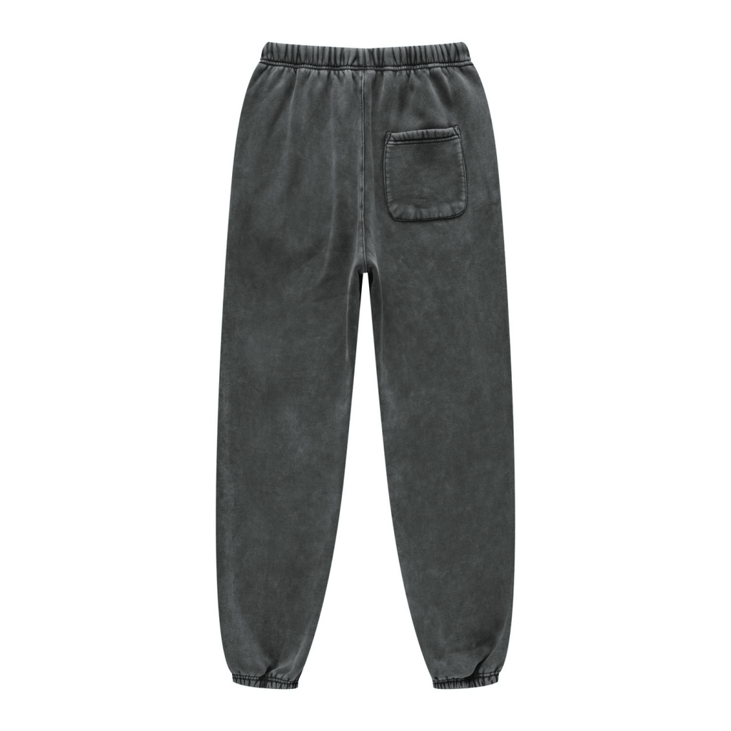 440GSM Unisex Relaxed Fit Loopback Terry Jogger Pants Dark Grey