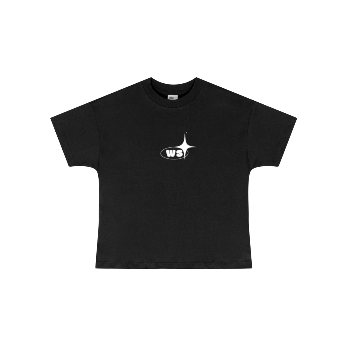 255GSM Women’s Long-Staple Cotton Jersey T-shirt Black