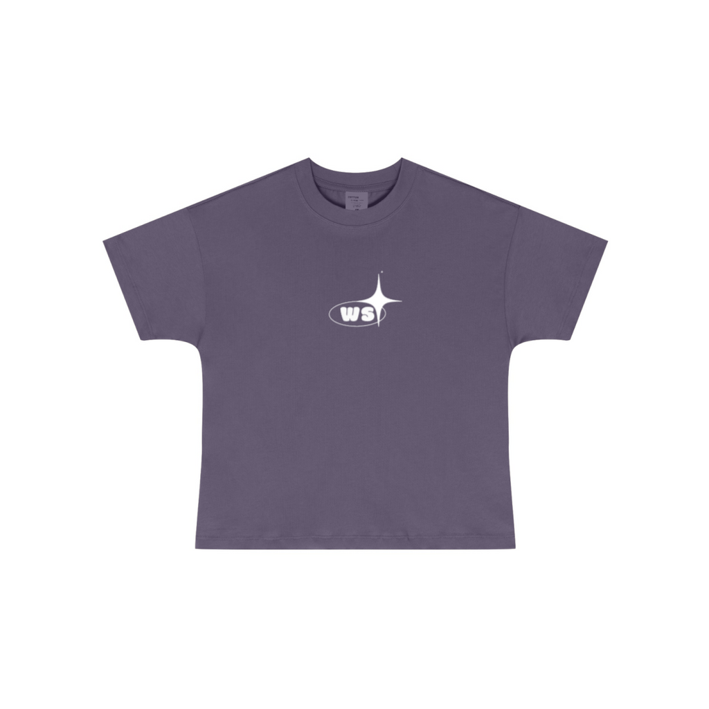 255GSM Women’s Long-Staple Cotton Jersey T-shirt Lavender Purple