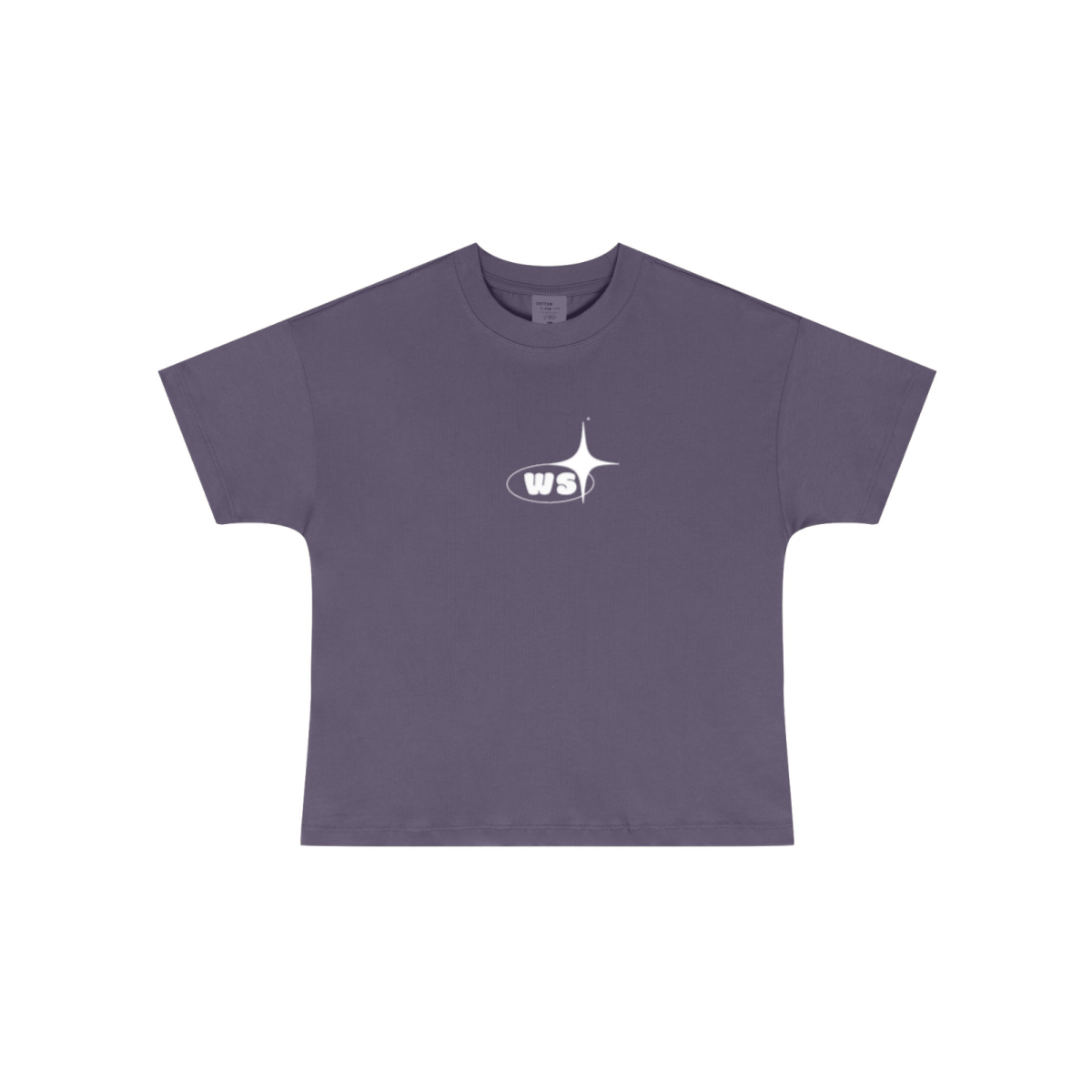 255GSM Women’s Long-Staple Cotton Jersey T-shirt Lavender Purple