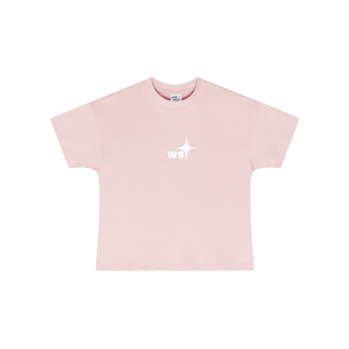 255GSM Women’s Long-Staple Cotton Jersey T-shirt Pink