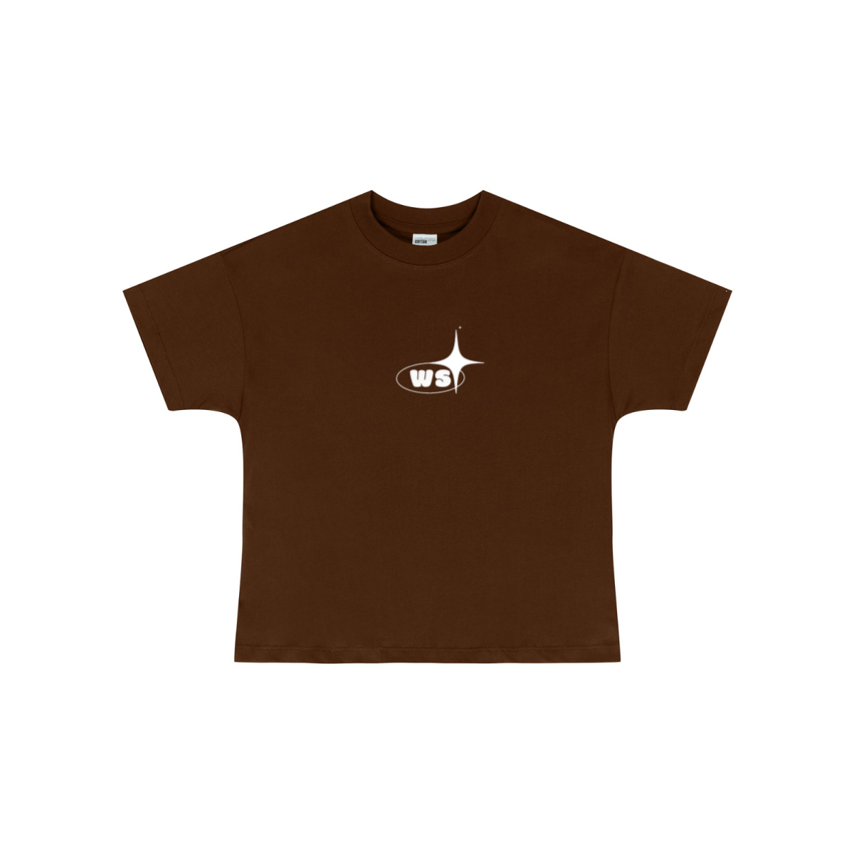 255GSM Women’s Long-Staple Cotton Jersey T-shirt Brown