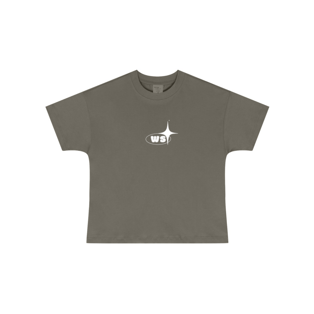 255GSM Women’s Long-Staple Cotton Jersey T-shirt Grey