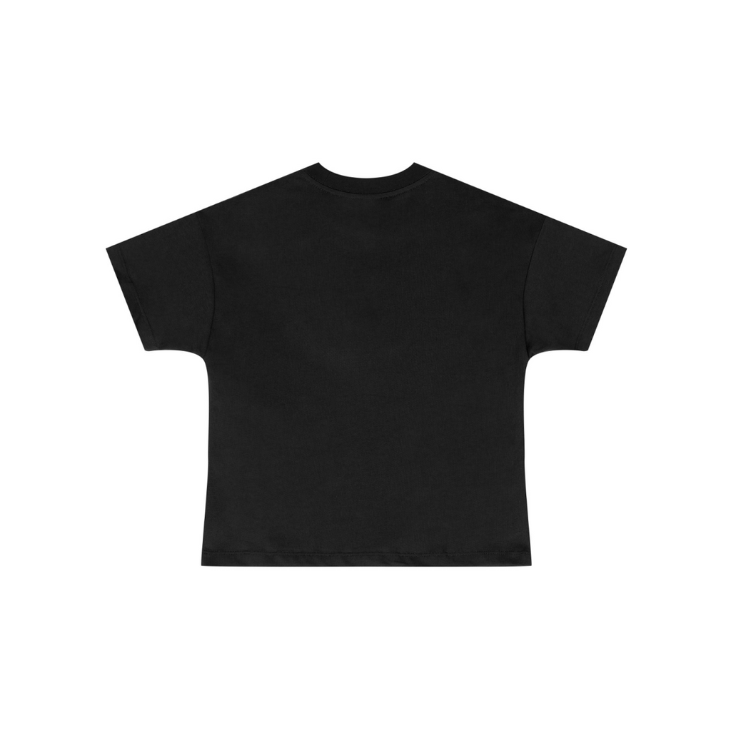 255GSM Women’s Long-Staple Cotton Jersey T-shirt Black
