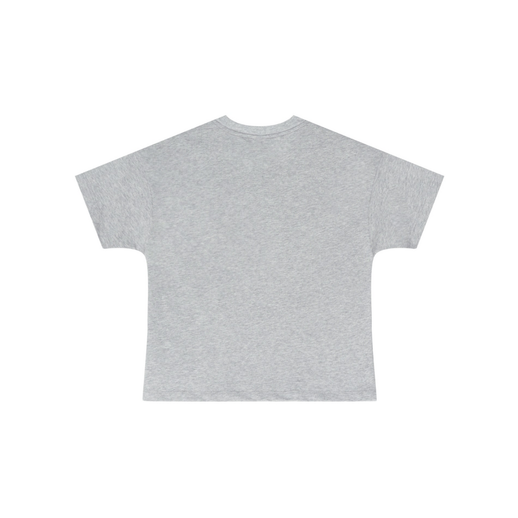 255GSM Women’s Long-Staple Cotton Jersey T-shirt Heathered Grey