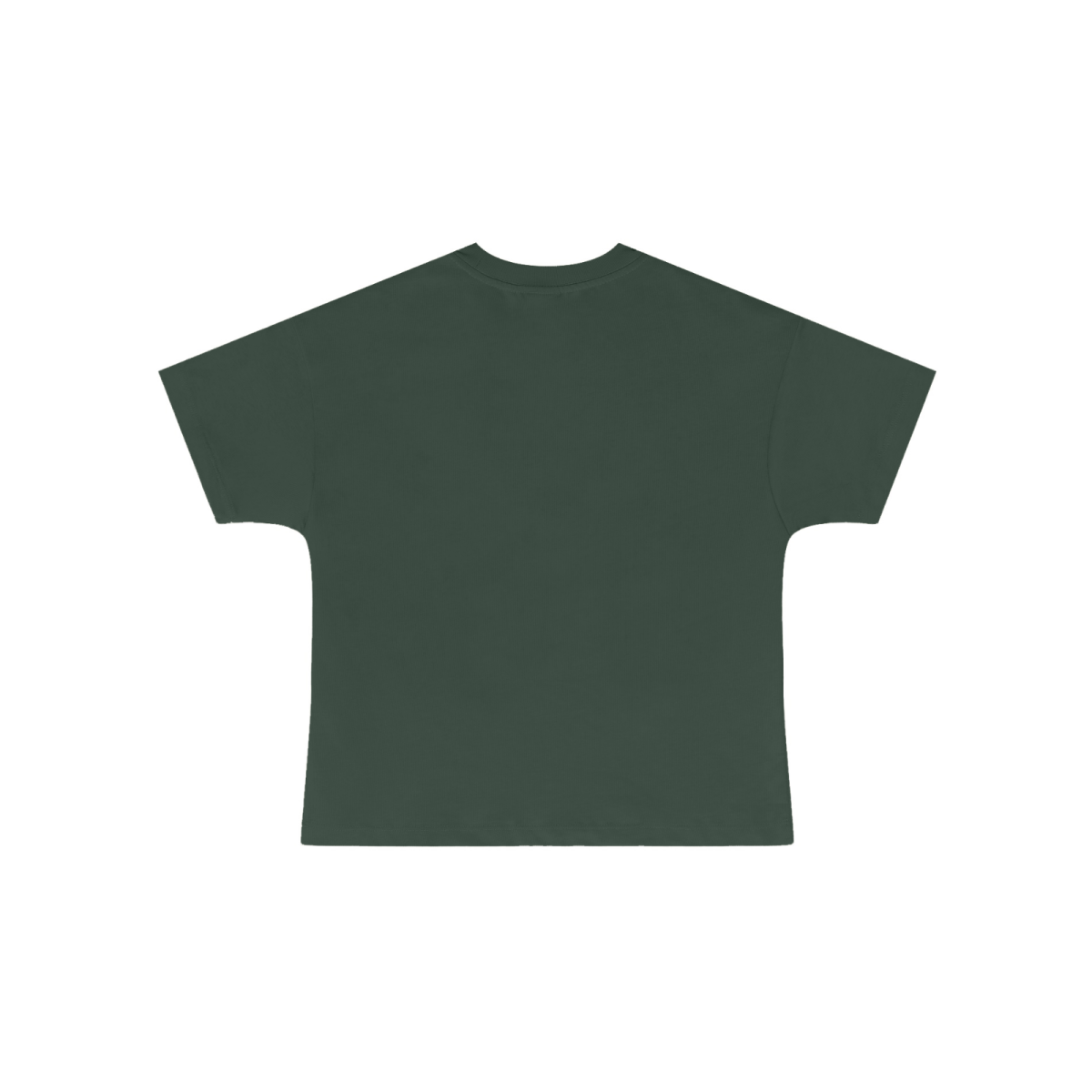 255GSM Women’s Long-Staple Cotton Jersey T-shirt Forest Green