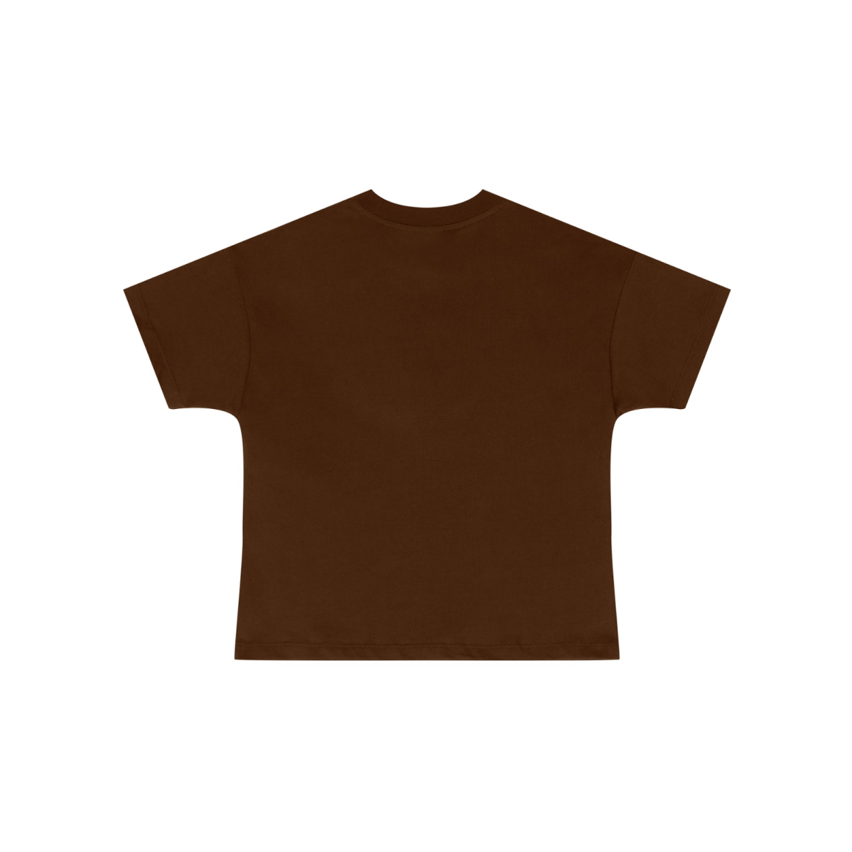 255GSM Women’s Long-Staple Cotton Jersey T-shirt Brown