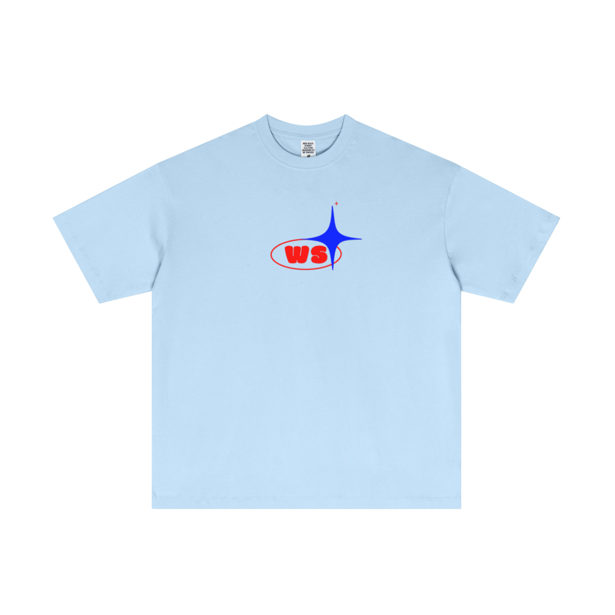 180GSM Men's Lightweight T-shirt Light blue