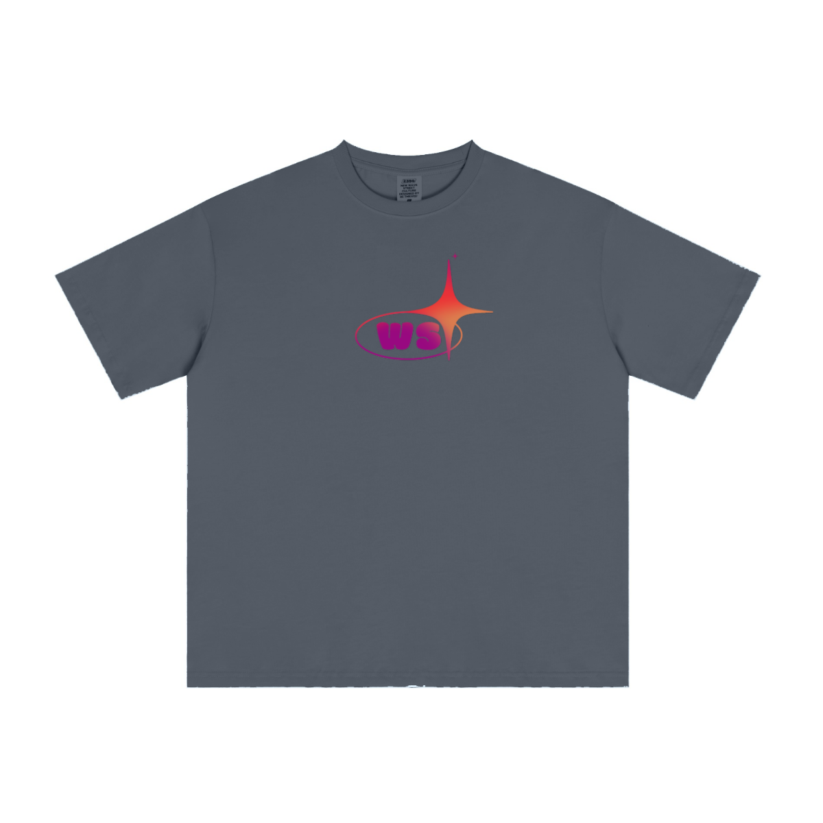 235GSM Men's cool-touch Crew Neck T-shirt Dark blue
