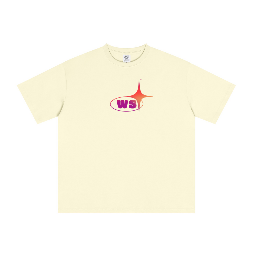 235GSM Men's cool-touch Crew Neck T-shirt Apricot