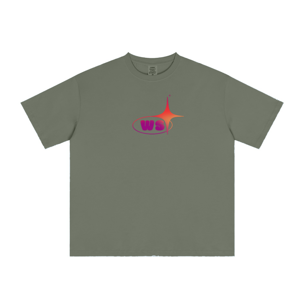 235GSM Men's cool-touch Crew Neck T-shirt Green