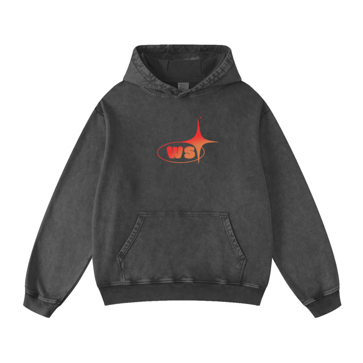 420GSM Women’s Heavyweight Fried-Color Snow-Wash Hoodie Snow Wash