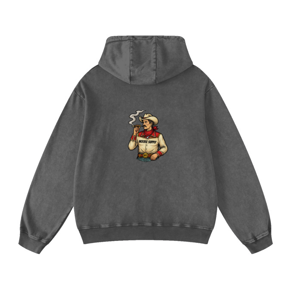 420GSM Women’s Heavyweight Fried-Color Snow-Wash Hoodie Snow Wash
